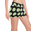 Cucumber Pattern Print Design CC02 Yoga Shorts