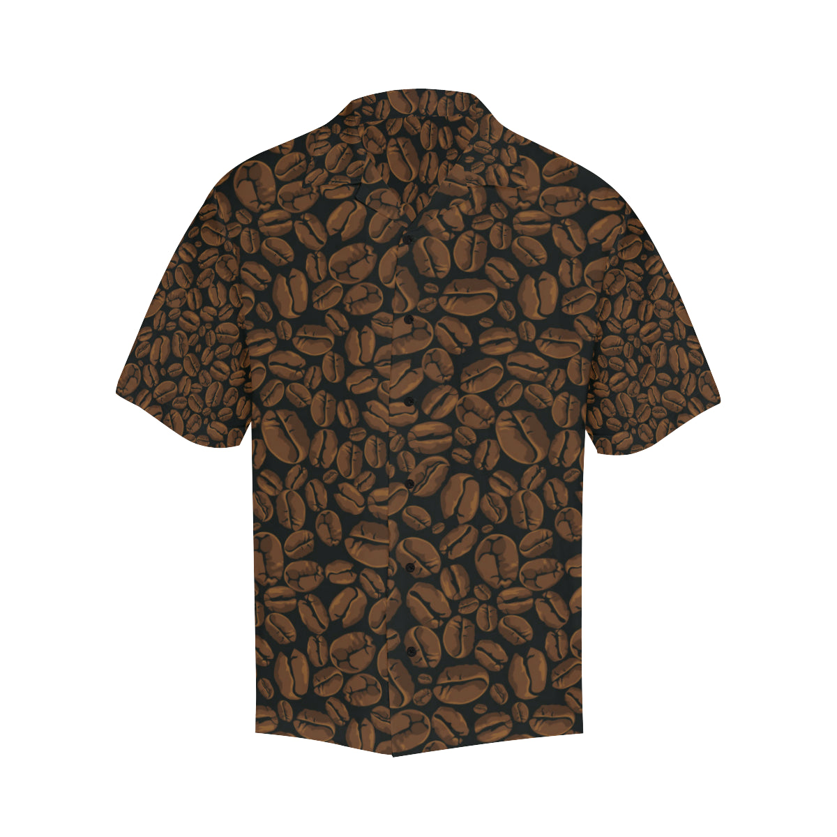 Coffee Pattern Print Design 01 Men's Hawaiian Shirt