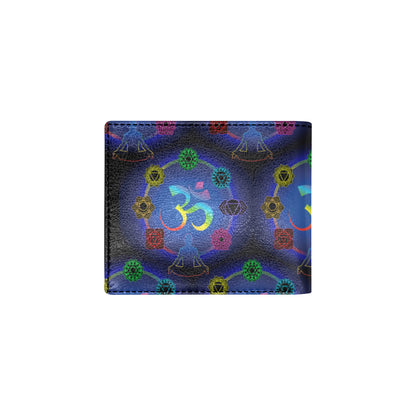 Chakra Zen Yoga OM Men's ID Card Wallet