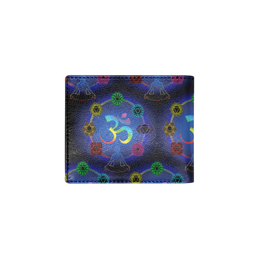 Chakra Zen Yoga OM Men's ID Card Wallet