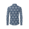 Anchor Pattern Print Design 04 Men's Long Sleeve Shirt