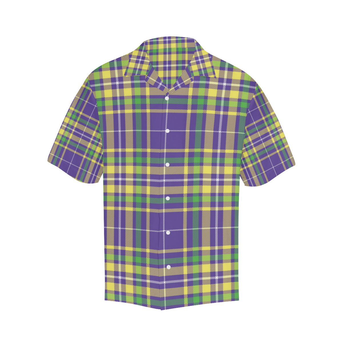 Mardi Gras Pattern Print Design 010 Men's Hawaiian Shirt