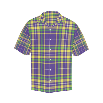 Mardi Gras Pattern Print Design 010 Men's Hawaiian Shirt