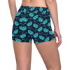 Carnations Pattern Print Design CN06 Yoga Shorts