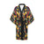 Bird Of Paradise Pattern Print Design BOP016 Women's Short Kimono