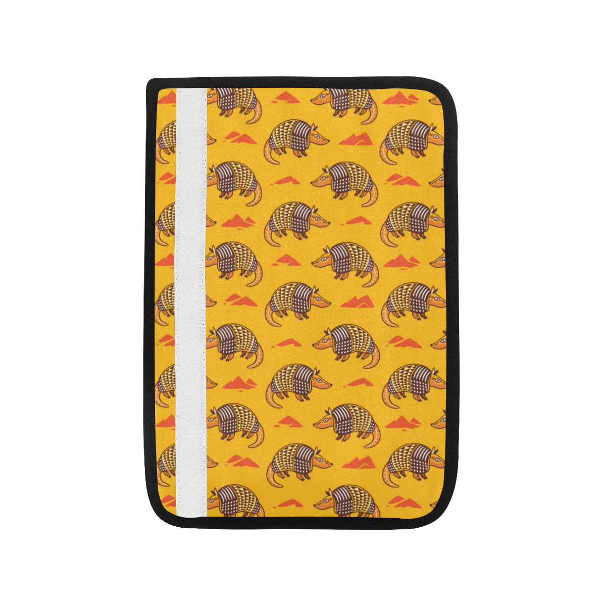 Armadillo Pattern Print Design 03 Car Seat Belt Cover