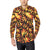 Flame Fire Design Pattern Men's Long Sleeve Shirt