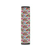 Sugar Skull Colorful Themed Print Car Seat Belt Cover