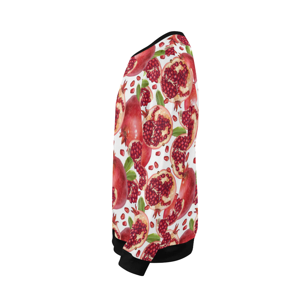 Pomegranate Pattern Print Design PG03 Men Long Sleeve Sweatshirt