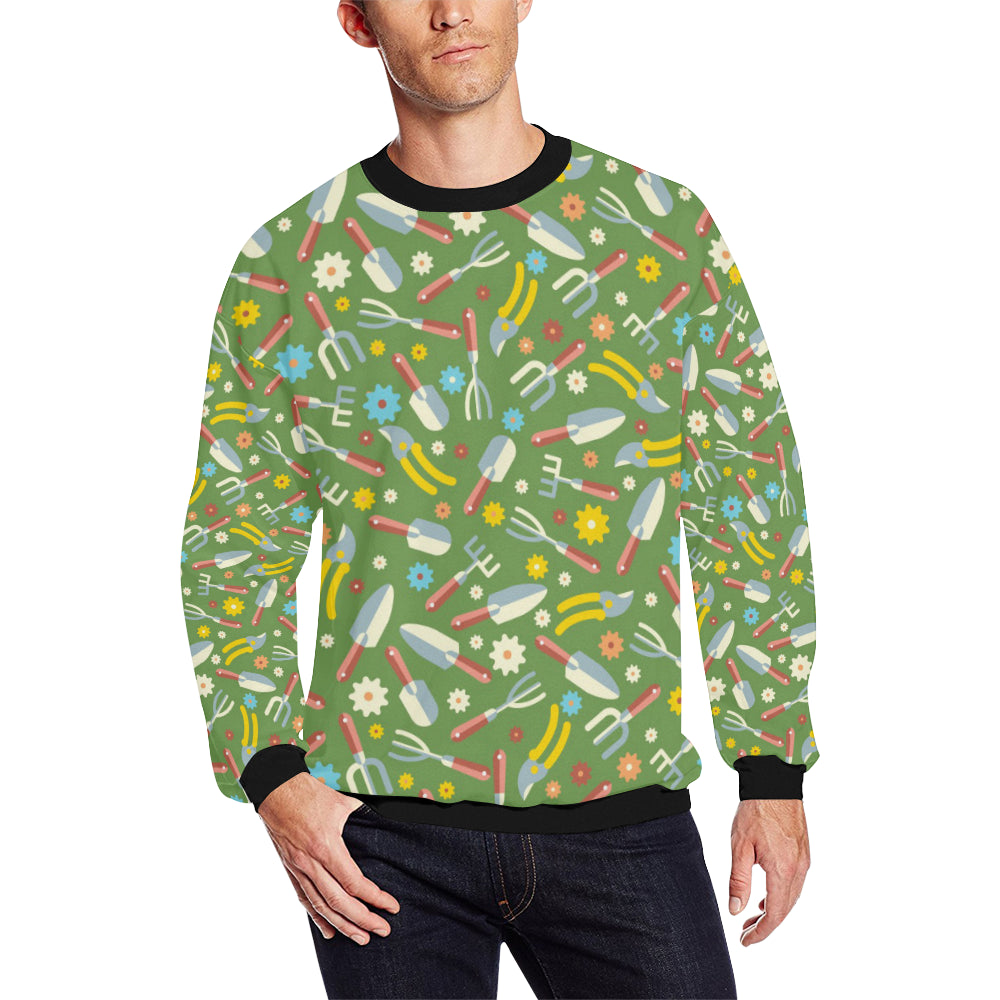 Gardening Pattern Print Design G06 Men Long Sleeve Sweatshirt