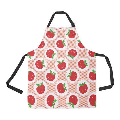 Apple Pattern Print Design AP08 Apron with Pocket