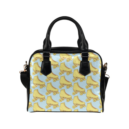 Roller skate Pattern Print Design A03 Shoulder Handbag