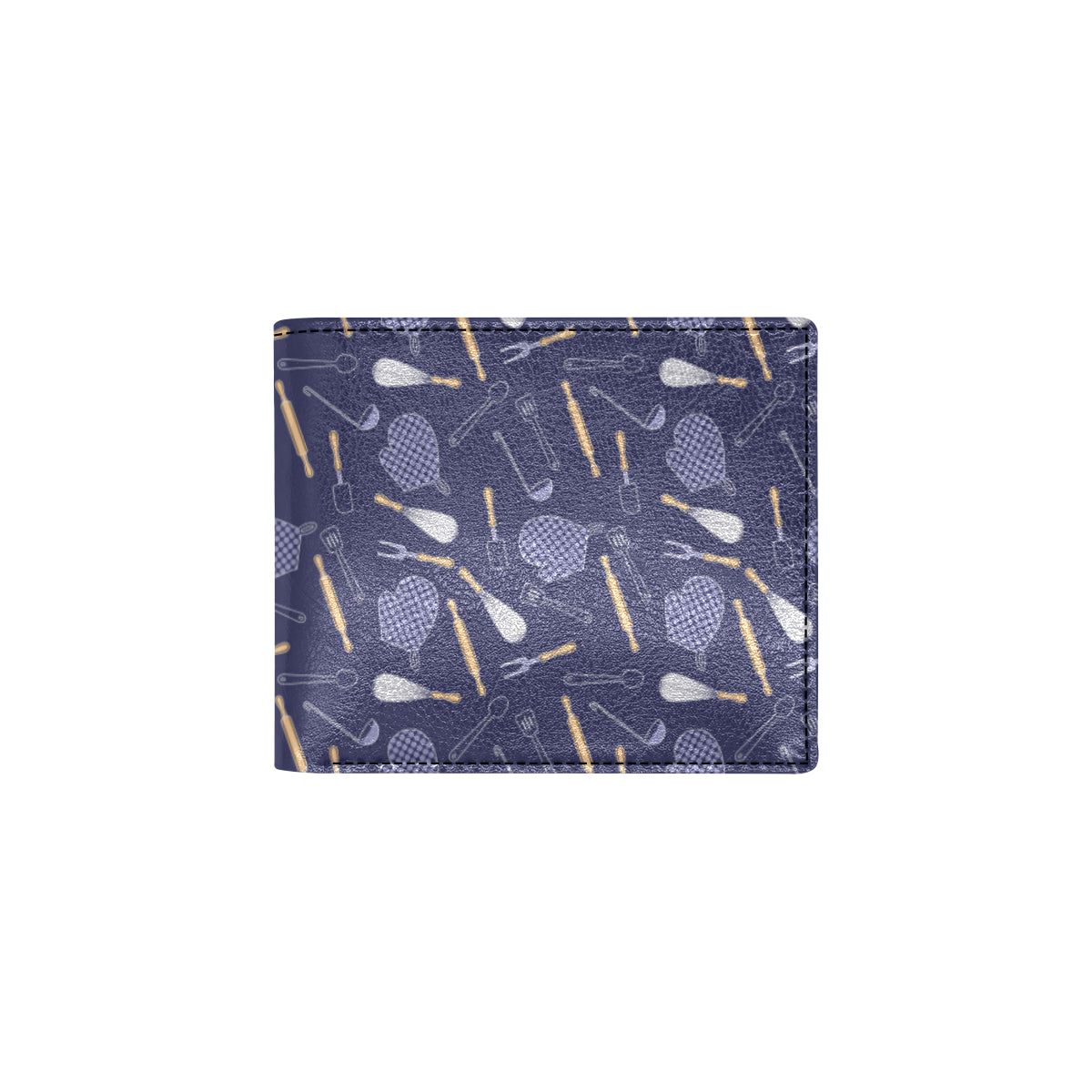 Cooking Kitchen Tools Pattern Print Design 04 Men's ID Card Wallet