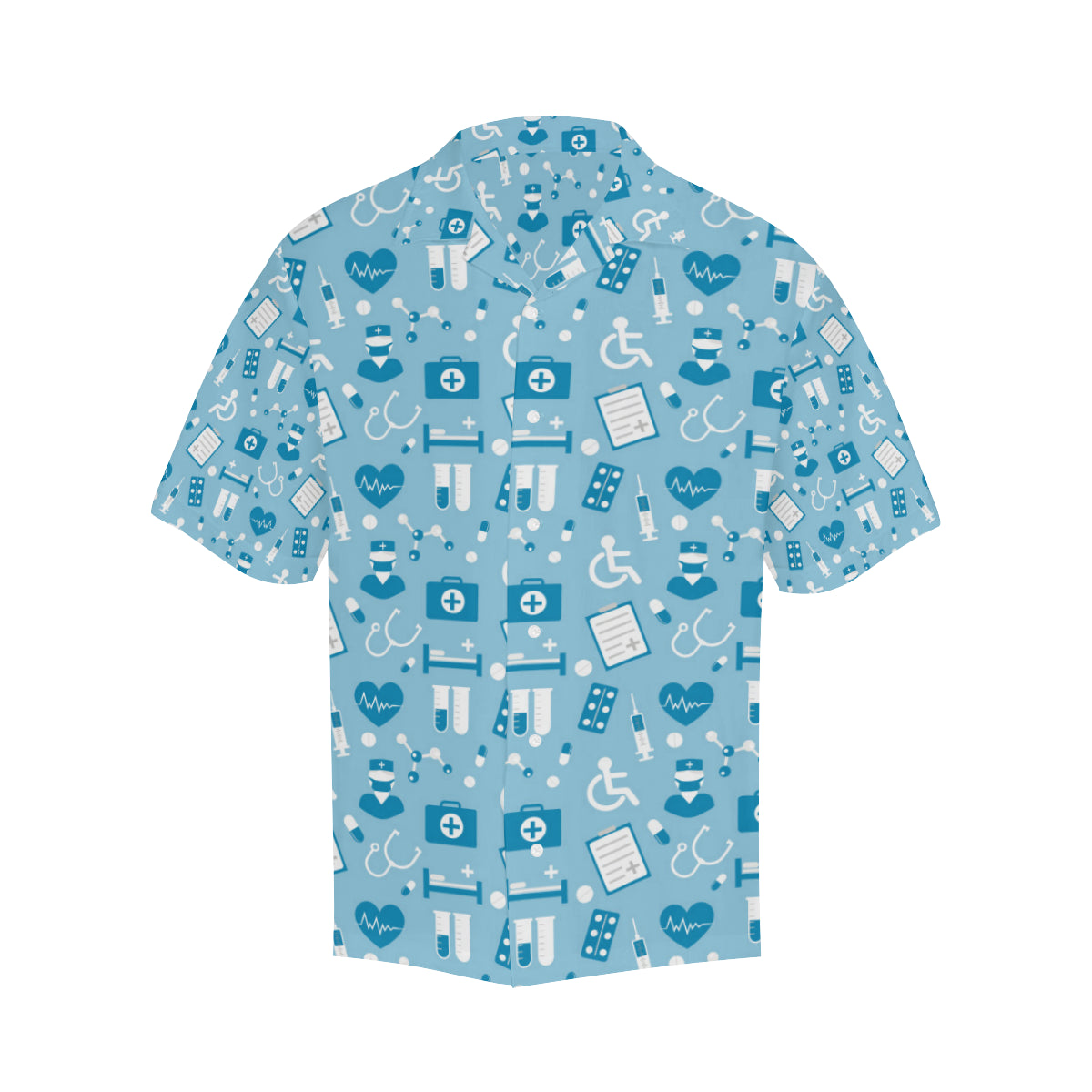 Medical Pattern Print Design 05 Men's Hawaiian Shirt