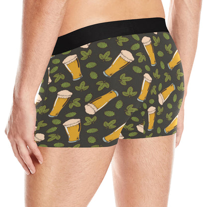 Beer Iris Pattern Print Design 02 Men's Boxer Briefs
