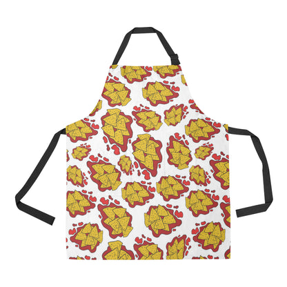 Nachos Pattern Print Design A03 Apron with Pocket