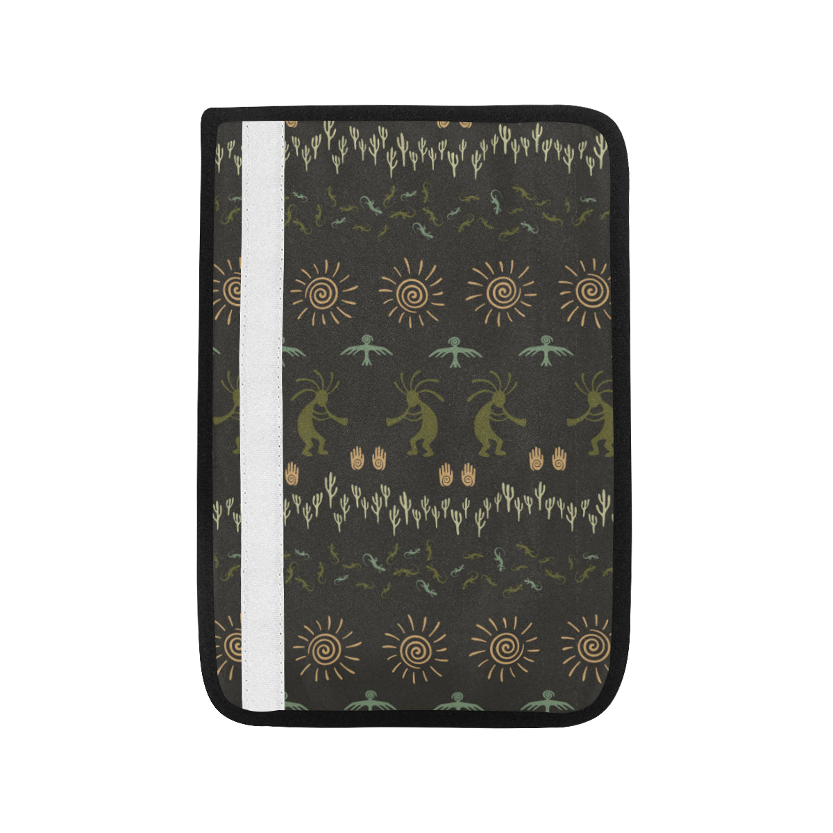 Mayan Pattern Print Design 04 Car Seat Belt Cover