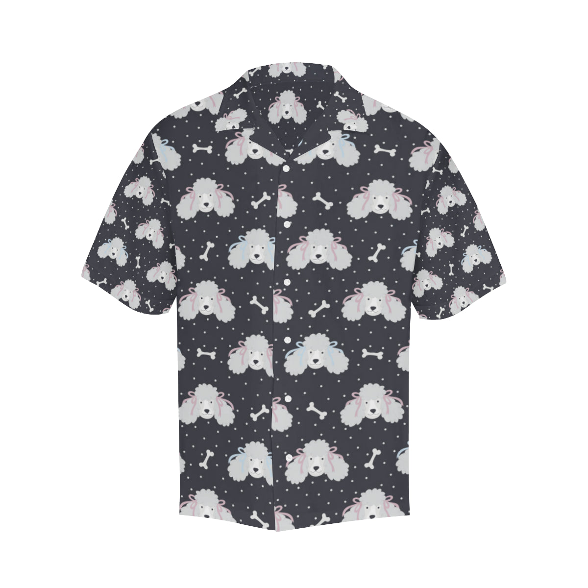 Poodle Pattern Print Design A03 Men's Hawaiian Shirt