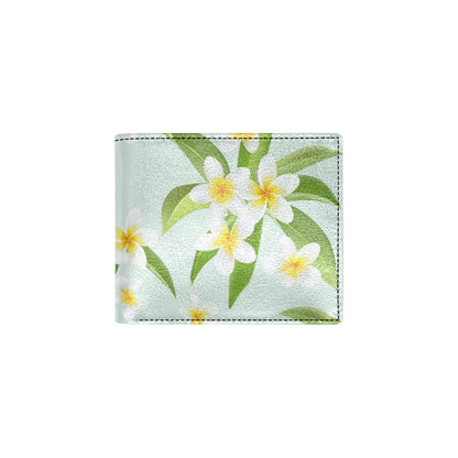 Yellow Plumeria Pattern Print Design PM024 Men's ID Card Wallet