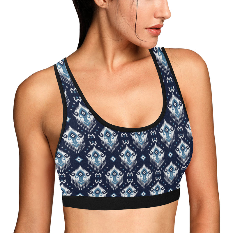 Ethnic Ornament Print Pattern Sports Bra