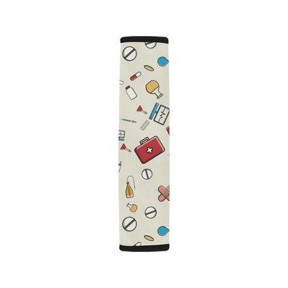 Nurse Pattern Print Design A04 Car Seat Belt Cover