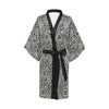 Bicycle Tools Pattern Print Design 02 Women's Short Kimono