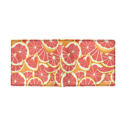 Grapefruit Pattern Print Design GF02 Men's ID Card Wallet