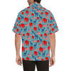 Donkey Red Elephant Pattern Print Design 03 Men's Hawaiian Shirt