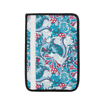 Funky Retro Pattern Print Design A05 Car Seat Belt Cover