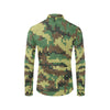 ACU Army Digital Pattern Print Design 02 Men's Long Sleeve Shirt