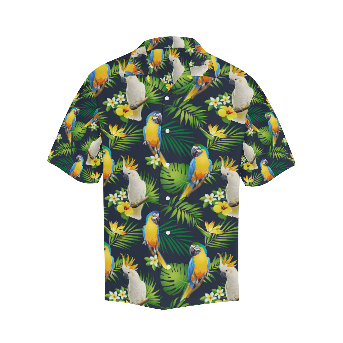 Parrot Pattern Print Design A03 Men's Hawaiian Shirt