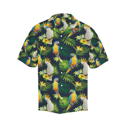 Parrot Pattern Print Design A03 Men's Hawaiian Shirt