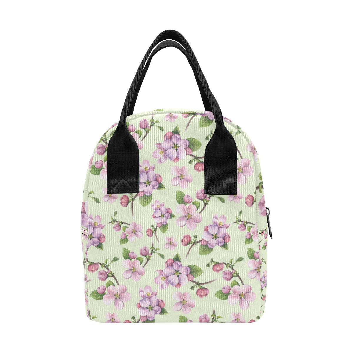 Apple blossom Pattern Print Design AB05 Insulated Lunch Bag