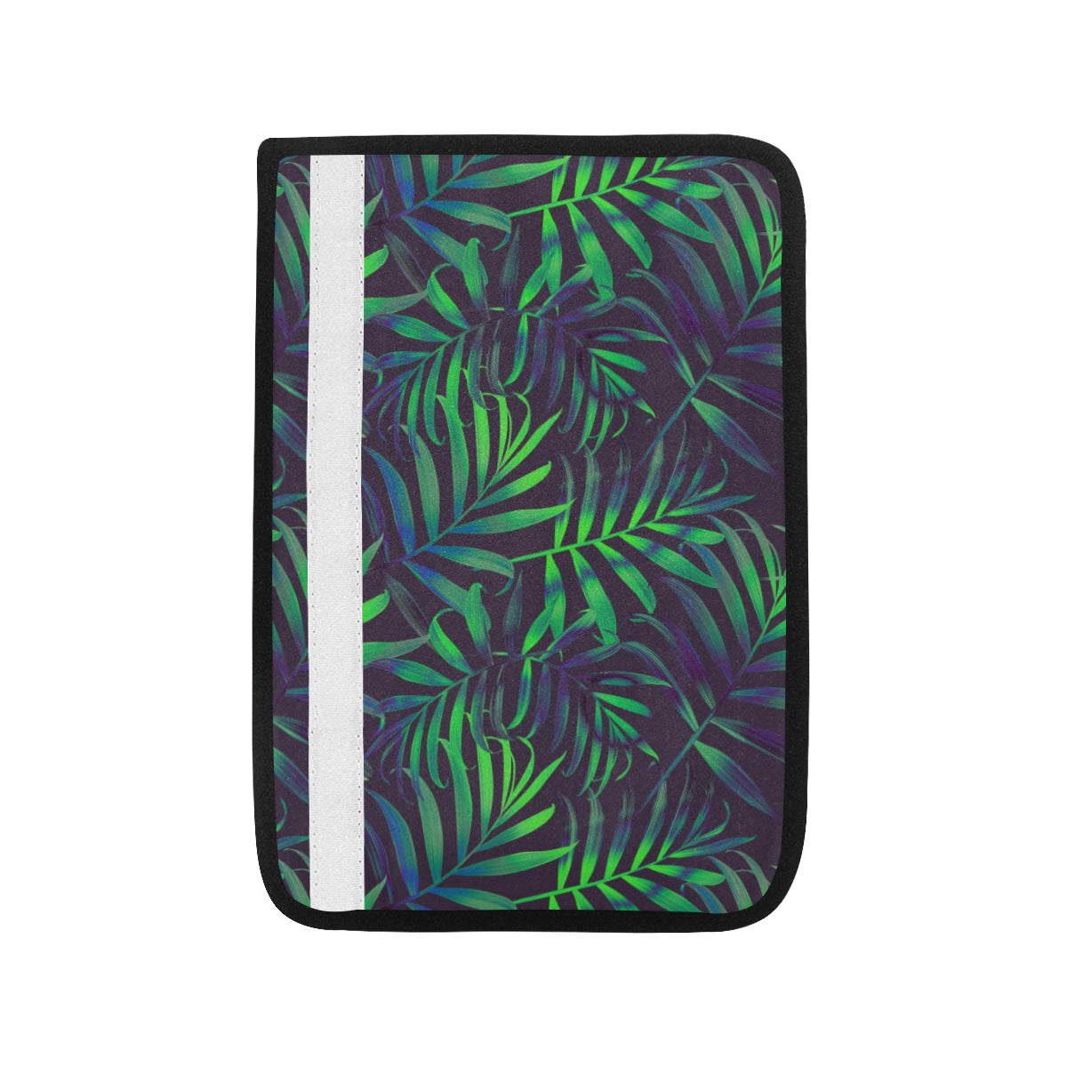 Palm Leaves Pattern Print Design PL01 Car Seat Belt Cover