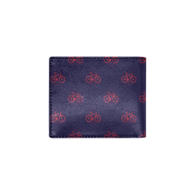 Bicycle Pattern Print Design 01 Men's ID Card Wallet