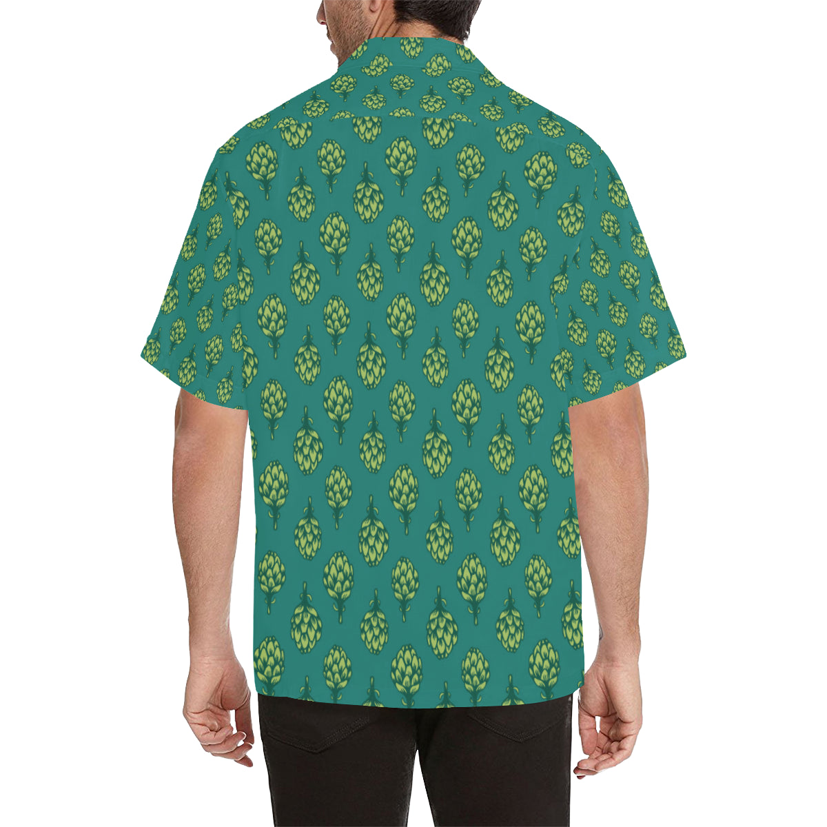 Artichoke Pattern Print Design 04 Men's Hawaiian Shirt