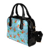 Reindeer cute Pattern Print Design 02 Shoulder Handbag