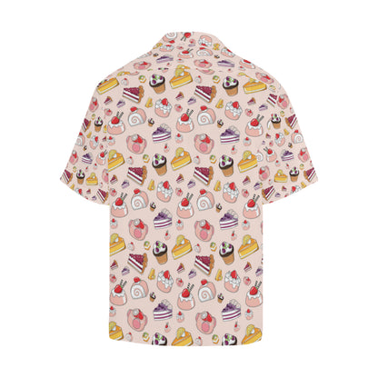 Cake Pattern Print Design 01 Men's Hawaiian Shirt