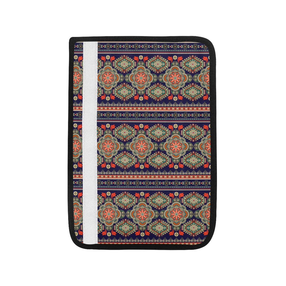 Ethnic Geometric Print Pattern Car Seat Belt Cover