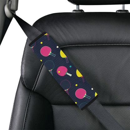Ping Pong Pattern Print Design A04 Car Seat Belt Cover