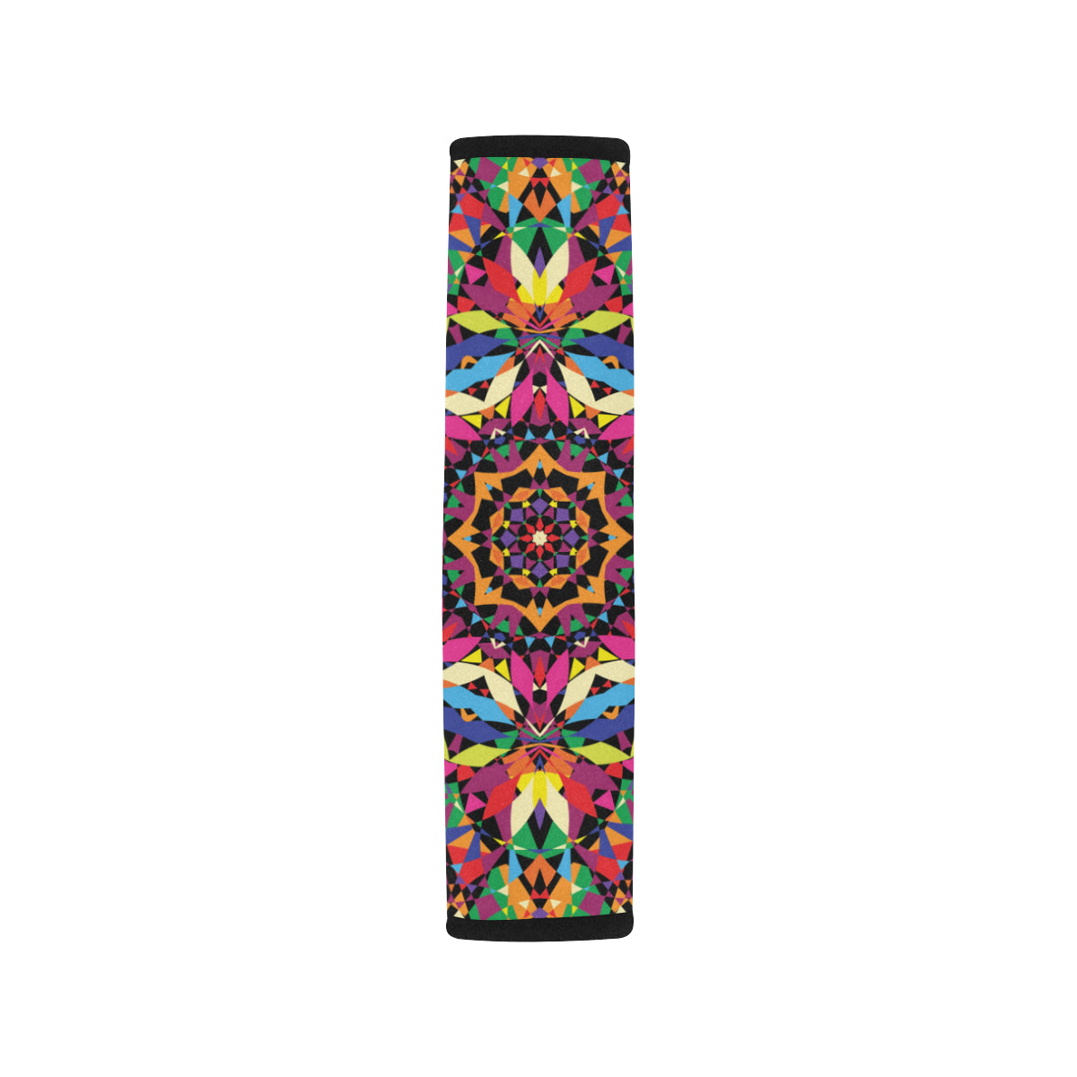 Kaleidoscope Pattern Print Design 02 Car Seat Belt Cover