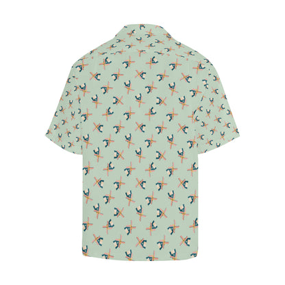 Windmill Pattern Print Design 02 Men's Hawaiian Shirt