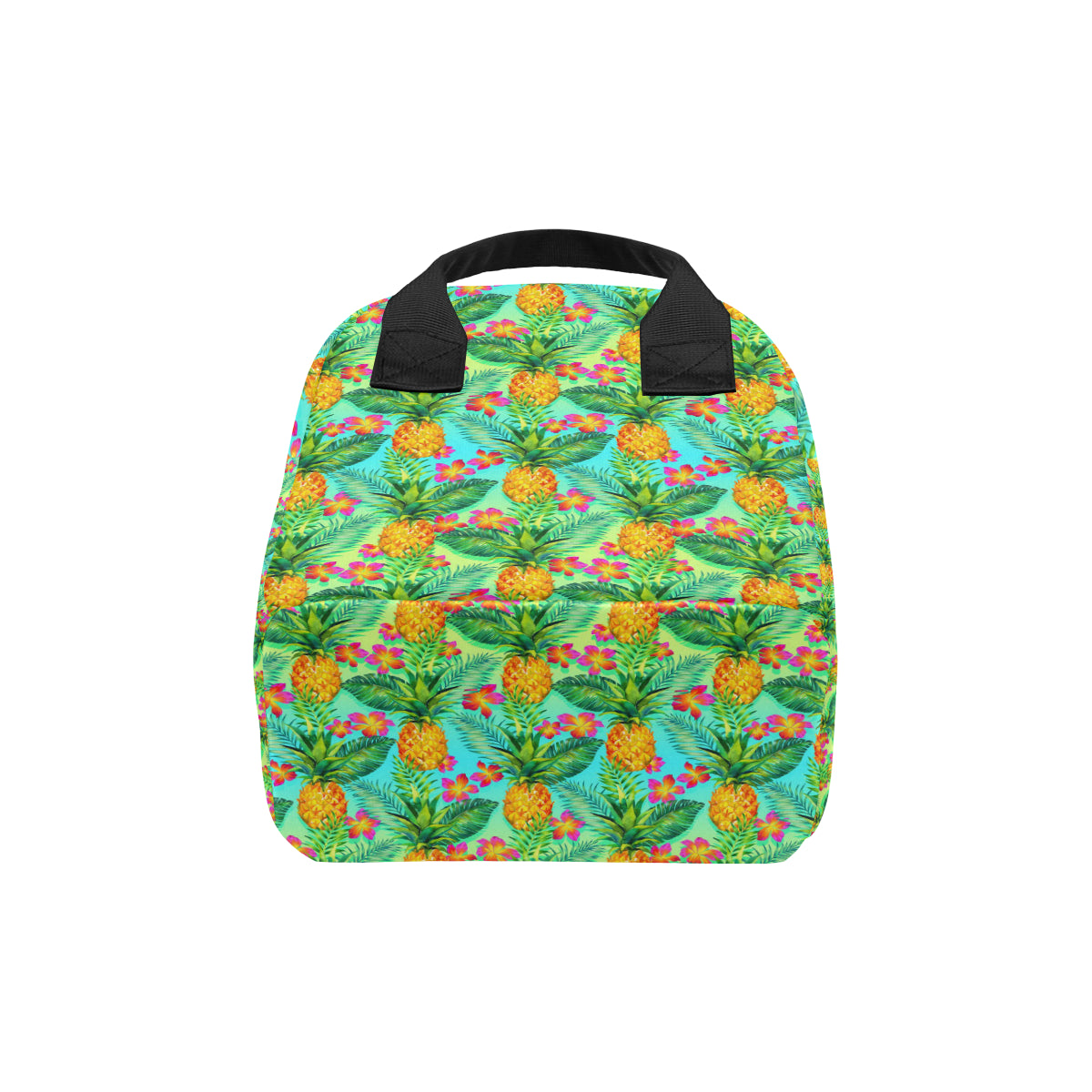 Pineapple Pattern Print Design PP010 Insulated Lunch Bag