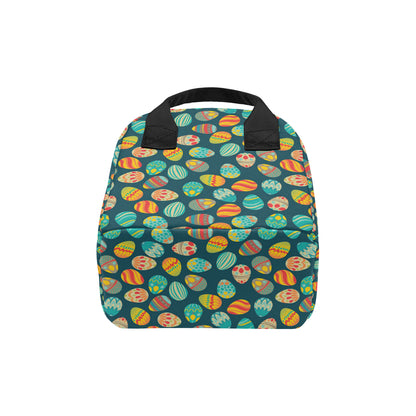 Easter Eggs Pattern Print Design RB09 Insulated Lunch Bag