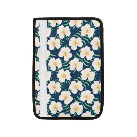 Pink Plumeria Pattern Print Design PM016 Car Seat Belt Cover