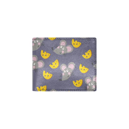 Rat With Cheese Pattern Print Design 01 Men's ID Card Wallet