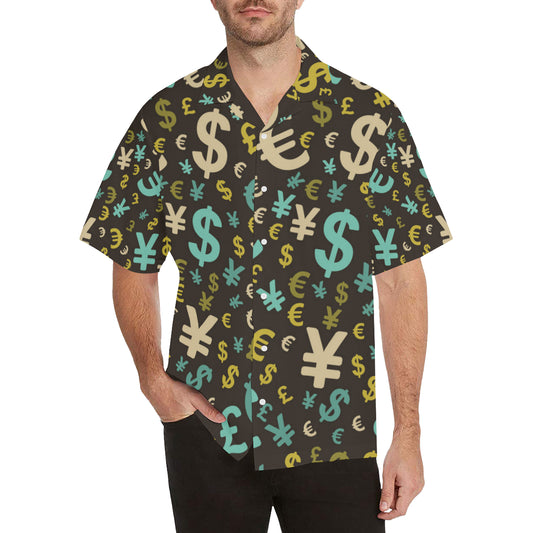 Money Pattern Print Design 01 Men's Hawaiian Shirt