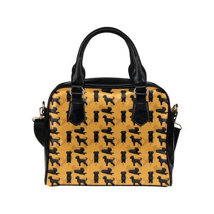 Bouviers des Flandres Pattern Print Design 01 Shoulder Handbag
