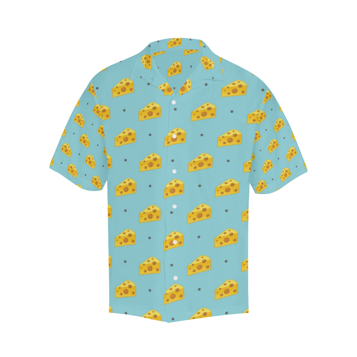 Cheese Pattern Print Design 02 Men's Hawaiian Shirt