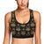 lotus Boho Pattern Print Design LO03 Sports Bra